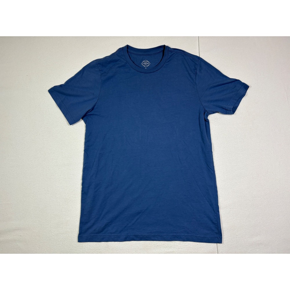 St Johns Bay Mens Medium Blue Short Sleeve Crew Neck Cotton Blend T-Shirt